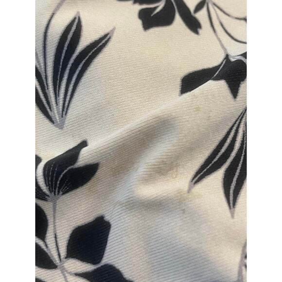 GB Girls white and black floral one piece swimsuit 16 - Picture 7 of 10